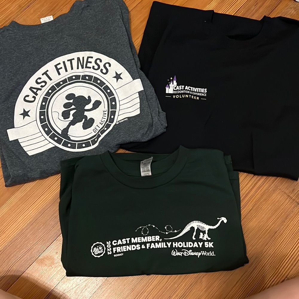 3 Cast member shirt event shirts